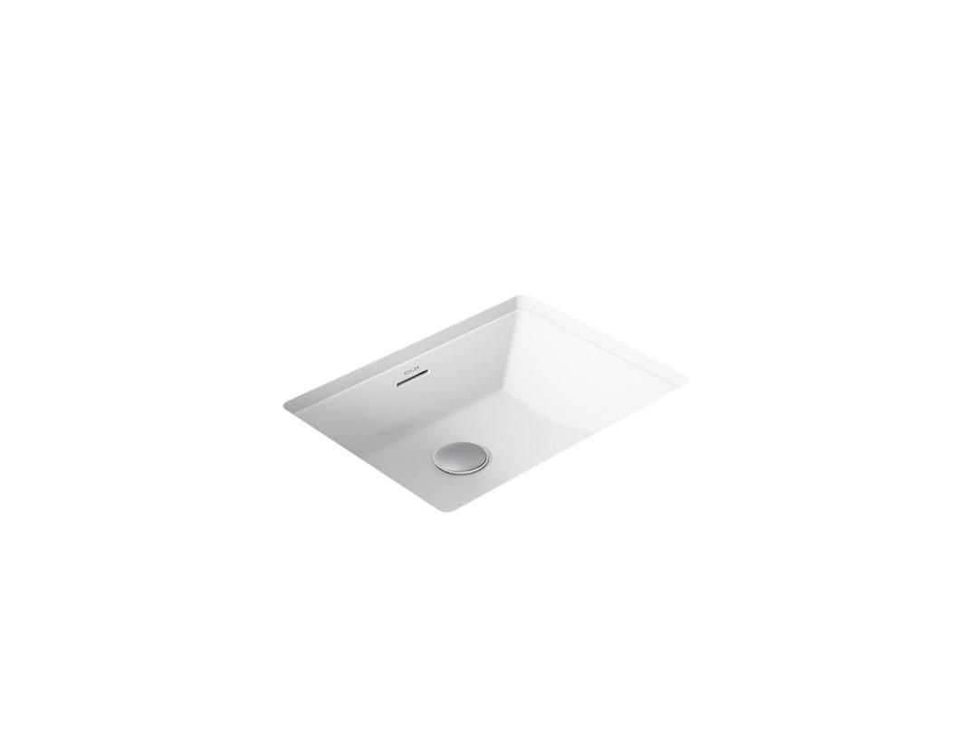 Brazn 21-1/4'' rectangular undermount bathroom sink by Kohler