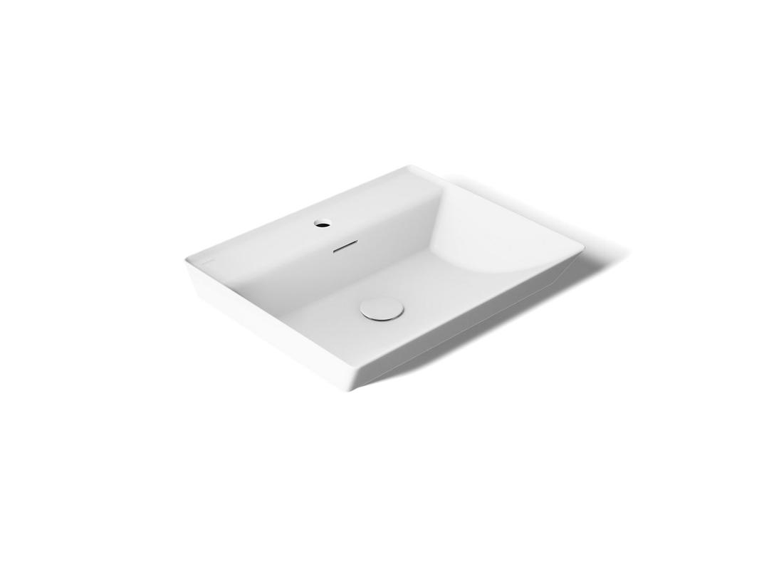 Brazn 23'' rectangular vessel bathroom sink by Kohler