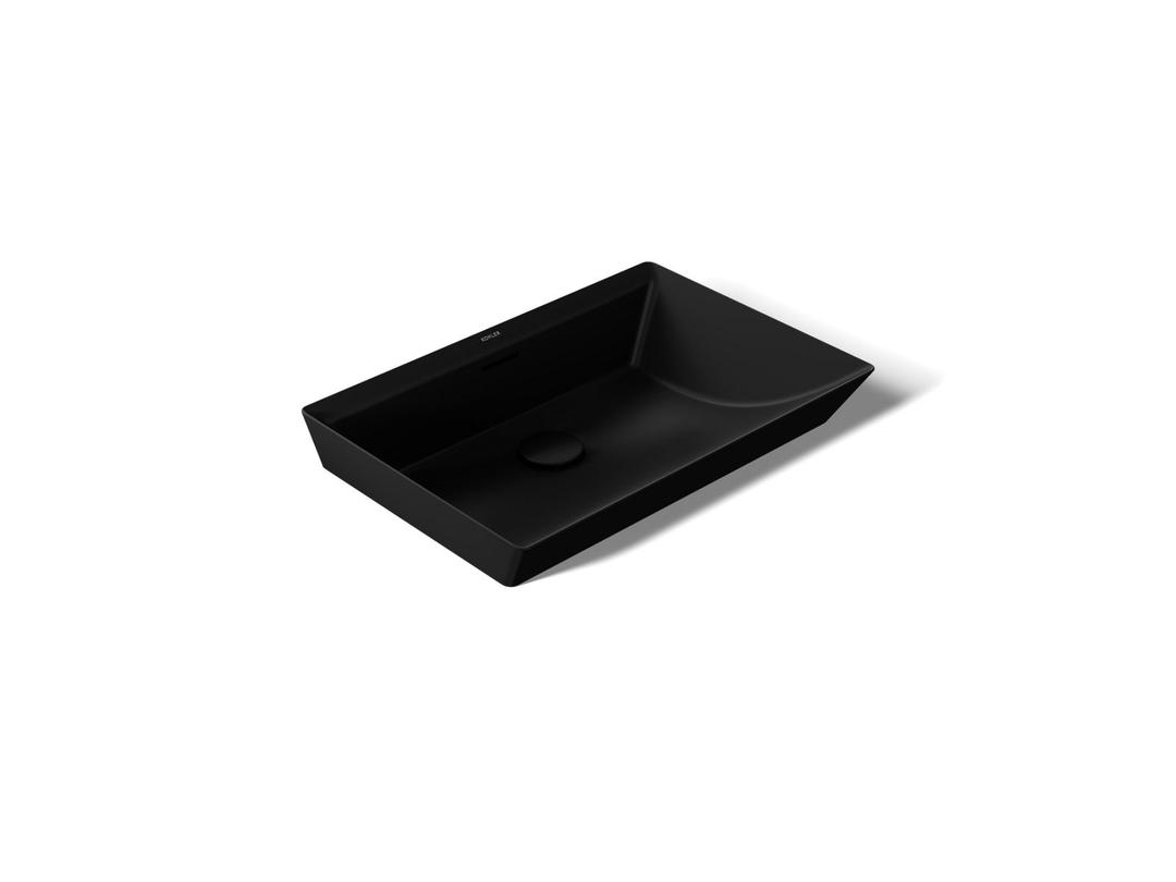 Brazn 23'' rectangular vessel bathroom sink by Kohler