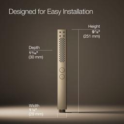 Kohler Shift Hand Shower | 2-Function | 2.5 GPM | MasterClean Sprayface - Vibrant Brushed Bronze - image 3