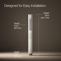 Kohler Shift Hand Shower | 2-Function | 2.5 GPM | MasterClean Sprayface - Vibrant Polished Nickel - image 3