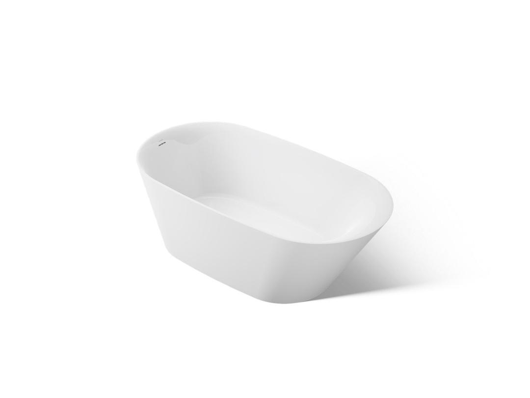 Brazn 66'' x 35'' freestanding bath by Kohler