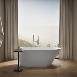 Brazn 66'' x 35'' freestanding bath - image 4