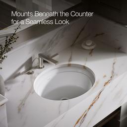 ArtifactsE 21-1/4'' oval undermount bathroom sink - image 5