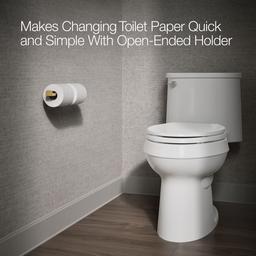 Kohler Parallel Double Toilet Paper Holder - Vibrant Brushed Moderne - Brass - image 4