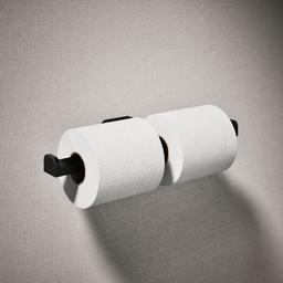 Kohler Parallel Double Toilet Paper Holder - - Matte Black - image 2