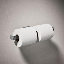 Kohler Parallel Double Toilet Paper Holder - - Polished Chrome - image 2