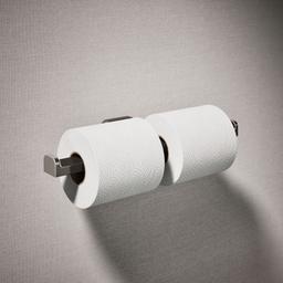 Kohler Parallel Double Toilet Paper Holder - Vibrant Polished - Nickel - image 2