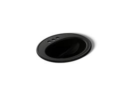 Kohler Pennington 20-1/4'' Oval Drop-in Bathroom Sink - - Black - image 1