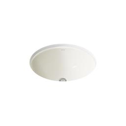 Caxton 19-1/4'' oval undermount bathroom sink with glazed underside, no overflow - image 13