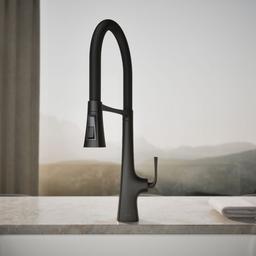 Graze Semi-professional kitchen sink faucet with three-function sprayhead - image 5