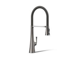 Graze Semi-professional kitchen sink faucet with three-function sprayhead - image 1