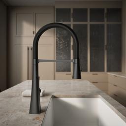 Graze Semi-professional kitchen sink faucet with three-function sprayhead - image 7