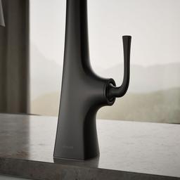 Graze Semi-professional kitchen sink faucet with three-function sprayhead - image 6