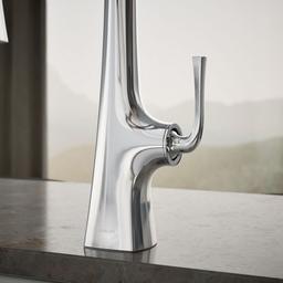 Graze Semi-professional kitchen sink faucet with three-function sprayhead - image 6