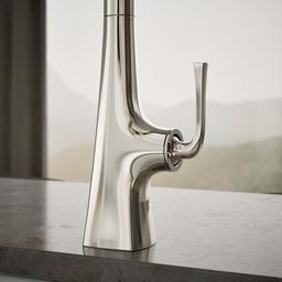 Graze Pull-down kitchen sink faucet with three-function sprayhead - image 6