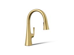 Graze Pull-down kitchen sink faucet with three-function sprayhead - image 1