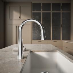 Graze Pull-down kitchen sink faucet with three-function sprayhead - image 7