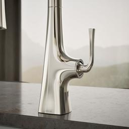 Graze Pull-down kitchen sink faucet with three-function sprayhead - image 6