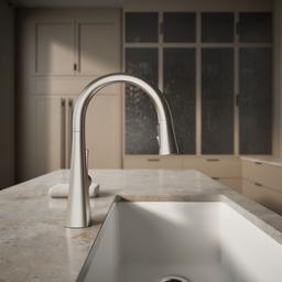 Graze Pull-down kitchen sink faucet with three-function sprayhead - image 7