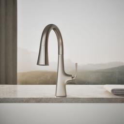 Graze Pull-down kitchen sink faucet with three-function sprayhead - image 5