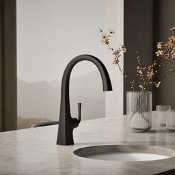 Graze Single-handle bar sink faucet - Matte Black - image 2