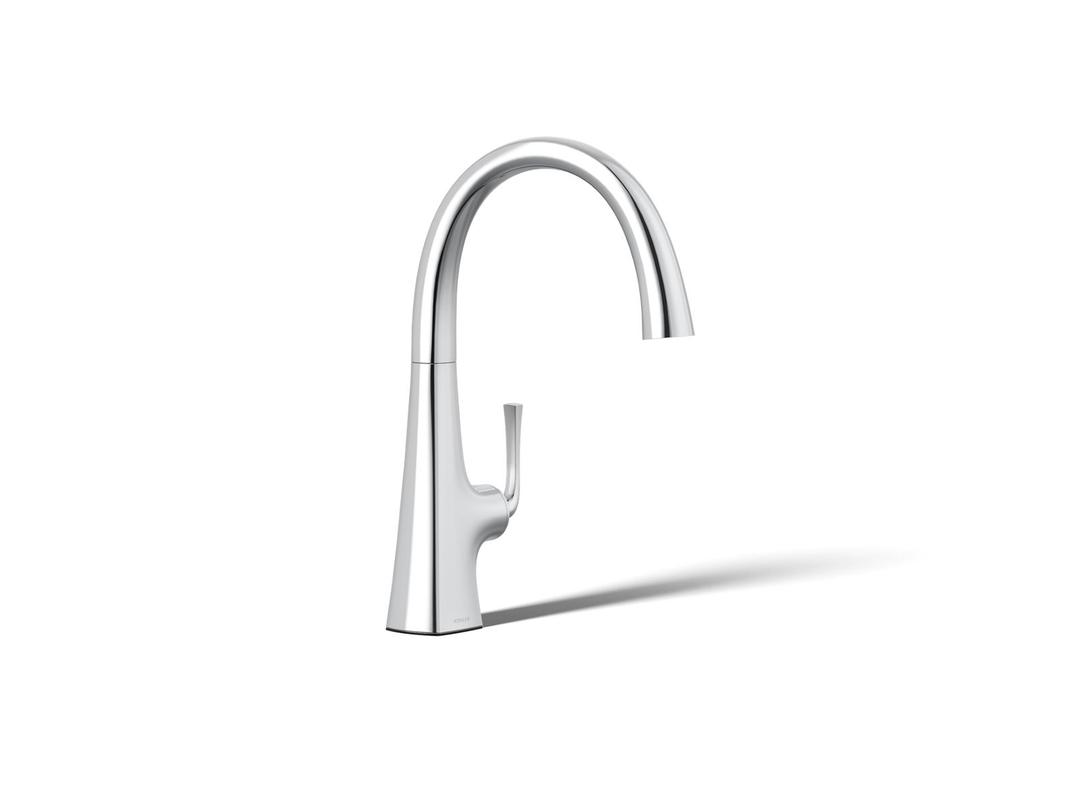 Graze Single-handle bar sink faucet - Polished Chrome by Kohler