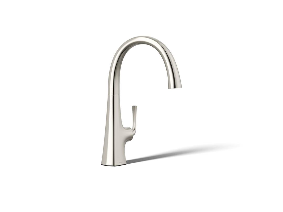 Graze Single-handle Bar Sink Faucet Vibrant Polished Nickel by Kohler