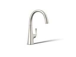 Graze Single-handle Bar Sink Faucet Vibrant Polished Nickel - image 1