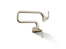 Graze Wall-mount Pot Filler Vibrant Brushed Bronze - image 1