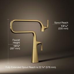 Graze Deck-mount pot filler - image 3