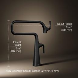 Graze Deck-mount pot filler - image 3