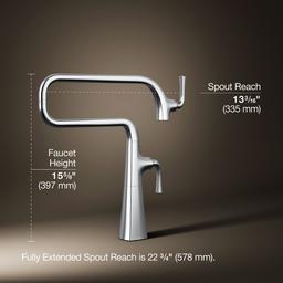 Graze Deck-mount pot filler - image 3
