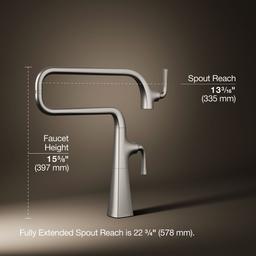 Graze Deck-mount pot filler - image 3