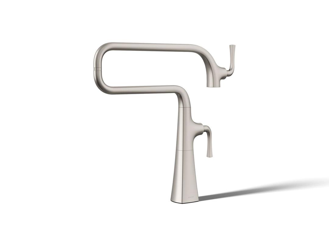 Graze Deck-mount pot filler by Kohler