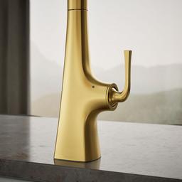 Graze Touchless pull-down kitchen sink faucet with three-function sprayhead - image 6