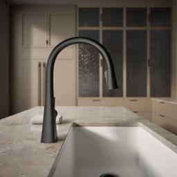 Graze Touchless pull-down kitchen sink faucet with three-function sprayhead - image 7