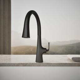 Graze Touchless pull-down kitchen sink faucet with three-function sprayhead - image 5