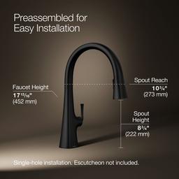 Graze Touchless pull-down kitchen sink faucet with three-function sprayhead - image 3