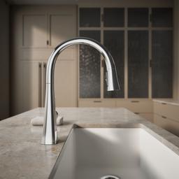 Graze Touchless pull-down kitchen sink faucet with KOHLER KonnectE and three-function sprayhead - image 7