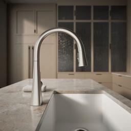 Graze Touchless pull-down kitchen sink faucet with KOHLER KonnectE and three-function sprayhead - image 7
