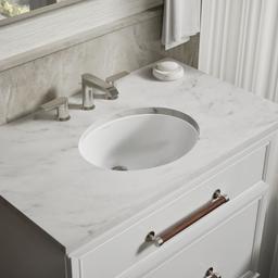 Caxton 17'' oval undermount bathroom sink - image 2