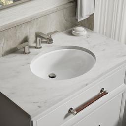 Caxton 19-1/4'' oval undermount bathroom sink - image 2