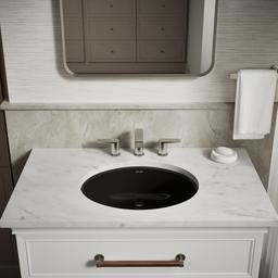 Caxton 19-1/4'' oval undermount bathroom sink - image 9