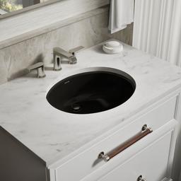 Caxton 19-1/4'' oval undermount bathroom sink - image 2