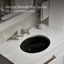 Caxton 19-1/4'' oval undermount bathroom sink - image 5