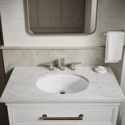 Caxton 19-1/4'' oval undermount bathroom sink - image 9