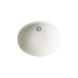 Caxton 19-1/4'' oval undermount bathroom sink with glazed underside, no overflow - image 11