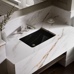 Kohler Ladena 21'' Rectangular Undermount Bathroom Sink with Glazed Underside, No Overflow - Black - image 2