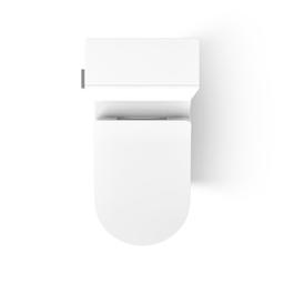 Brazn One-piece compact elongated toilet with skirted trapway, dual-flush - image 7
